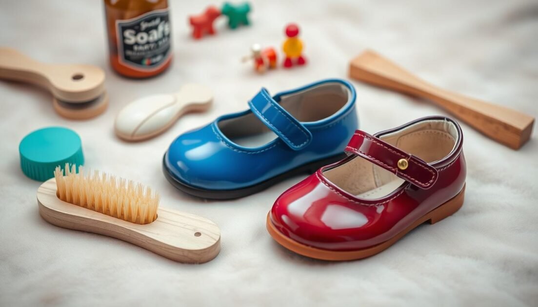 Caring for mary jane shoes for toddlers