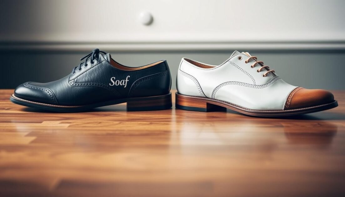 Derby and Oxford shoe comparison