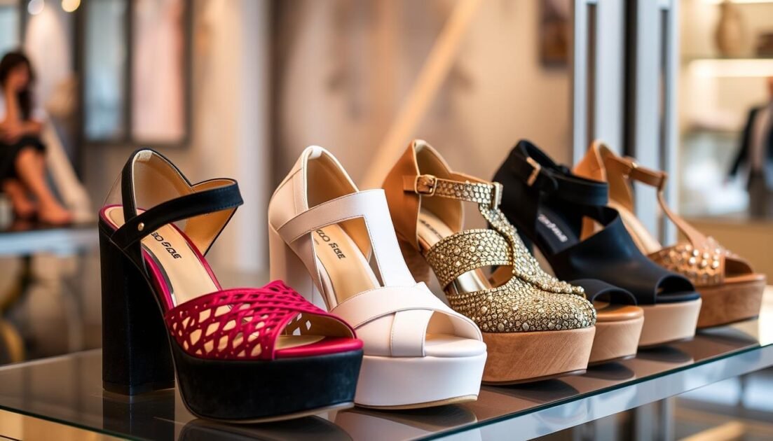 Fashionable women's platforms