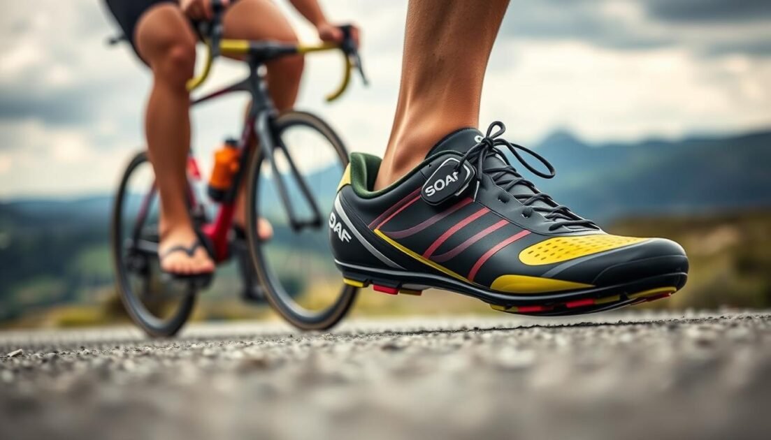 High-performance road cycling shoes