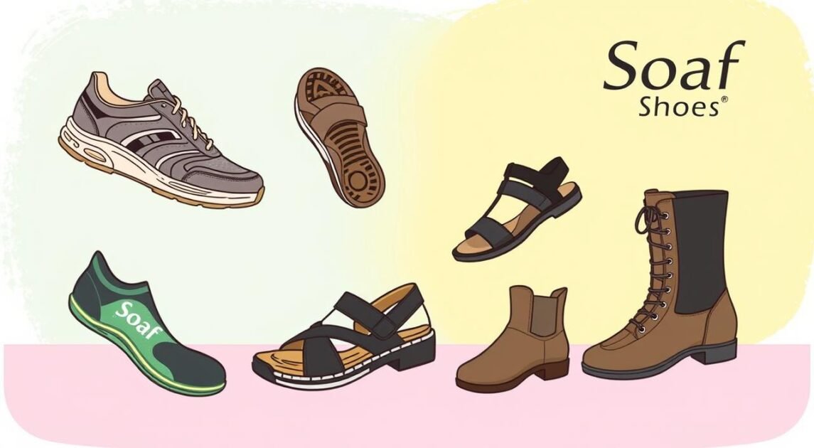 Supportive footwear for different foot types