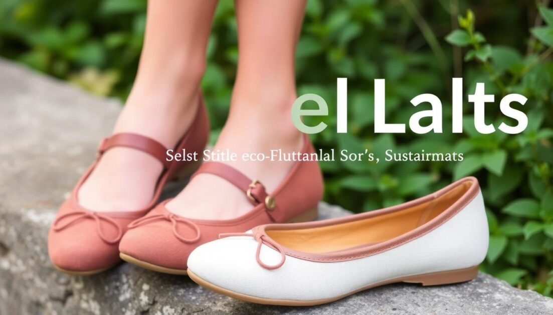 Sustainable mary jane ballet flats