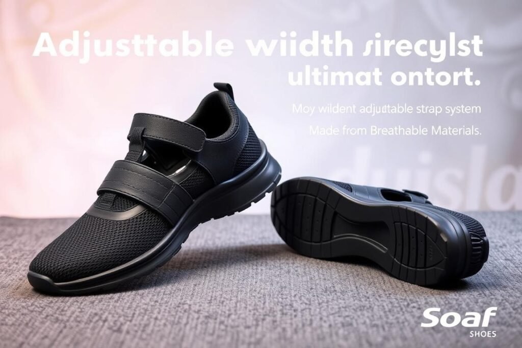 adjustable width shoes