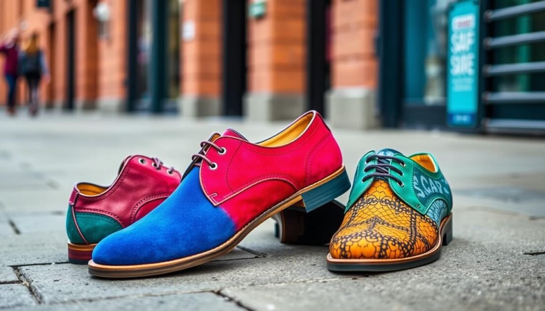 colorful shoes