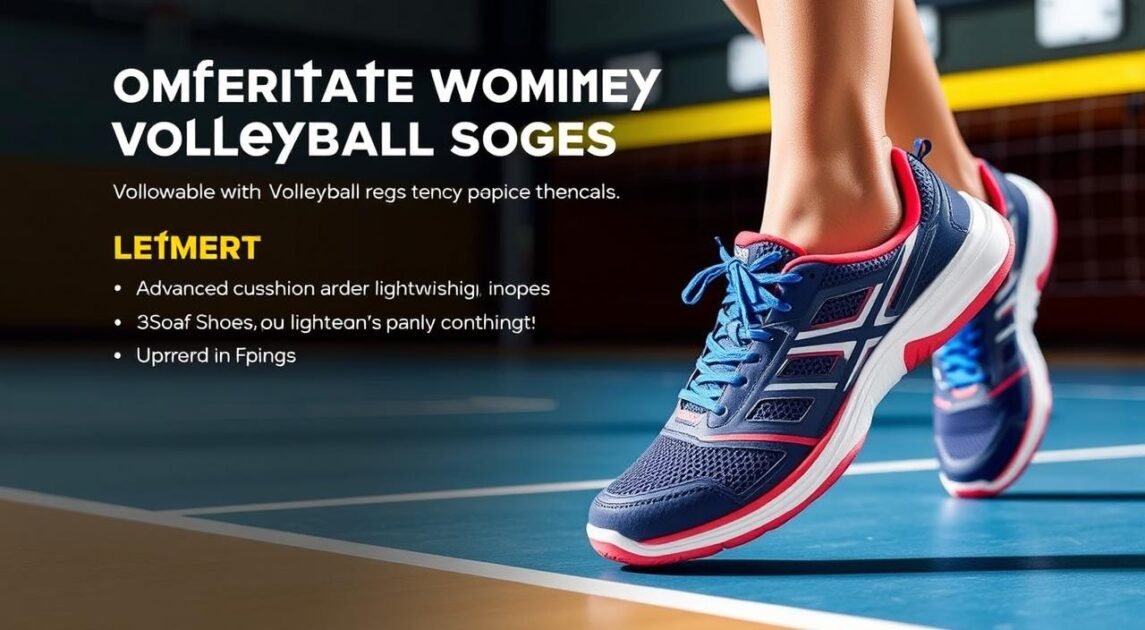 comfortable women's volleyball shoes