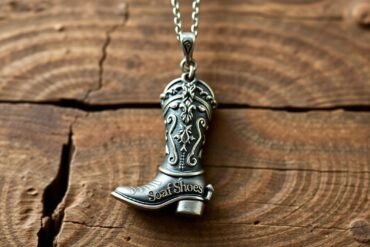 cowboy boot necklace