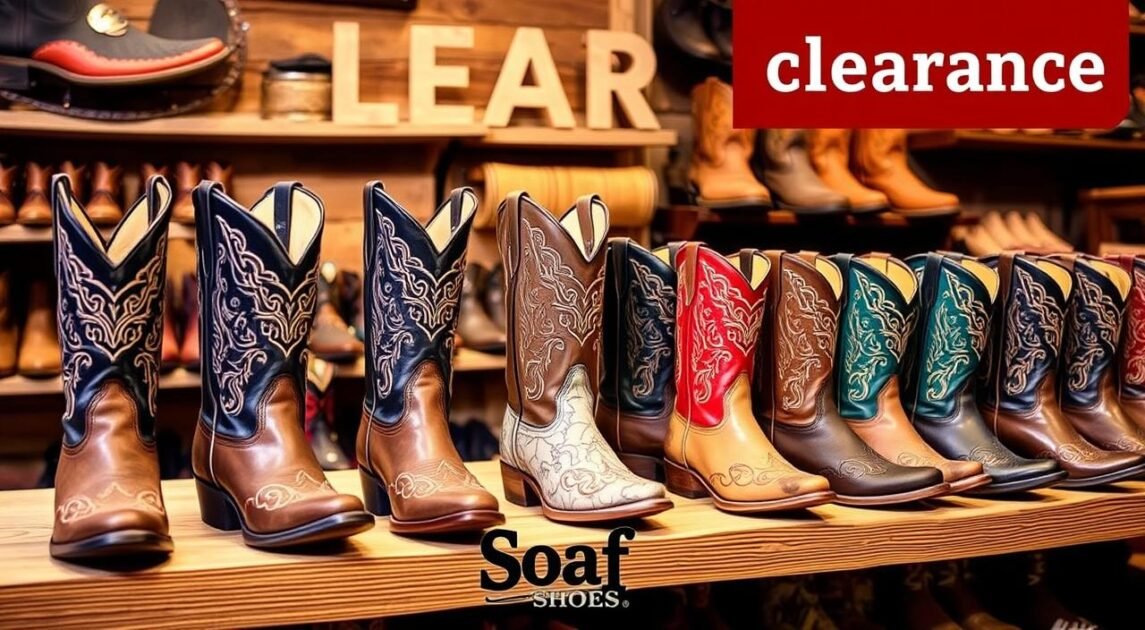 cowboy boots womens clearance