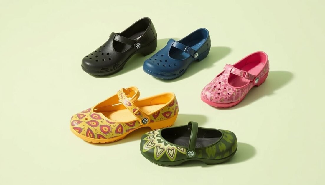 crocs mary jane shoes