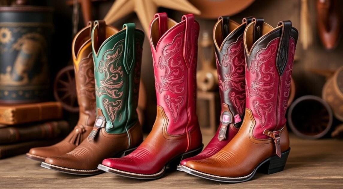 fashionable women's cowboy boots