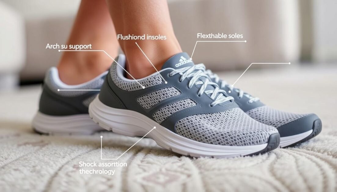 features of plantar fasciitis shoes