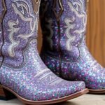 glitter cowboy boots