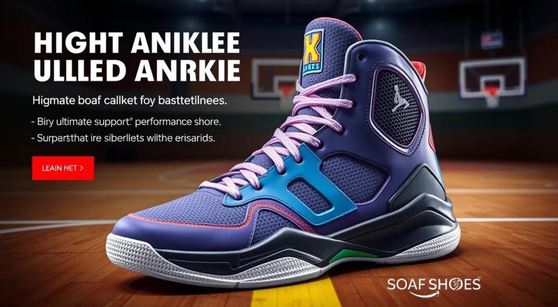 high ankle basketball shoes