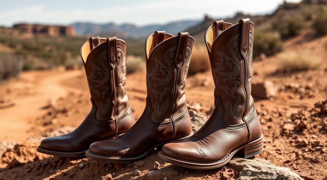 leather cowboy boots