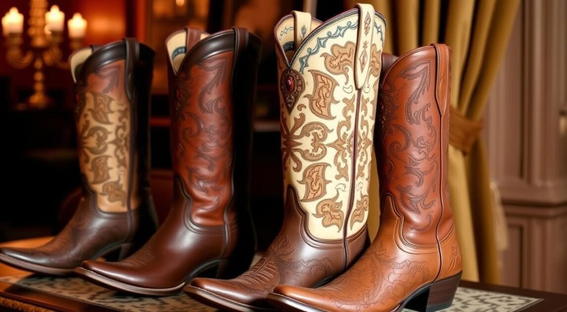 luxury western boots