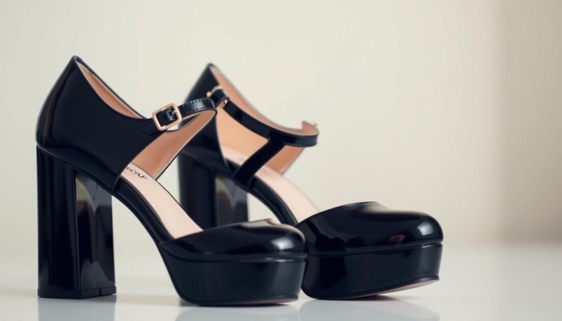 mary jane platform heels