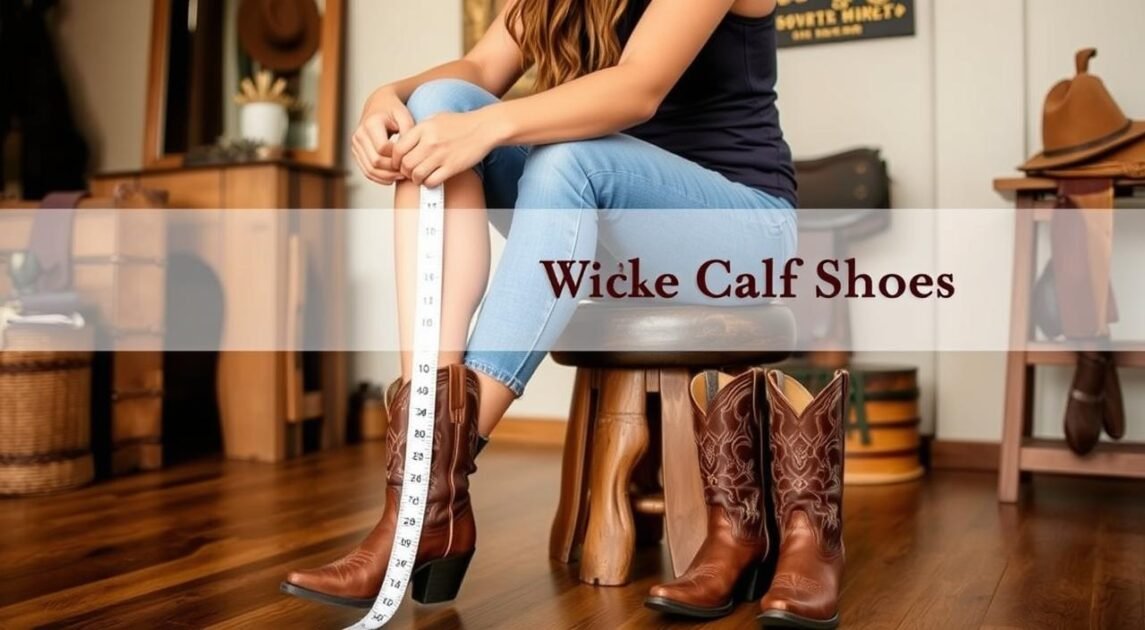 measuring calf size for extra wide calf cowboy boots