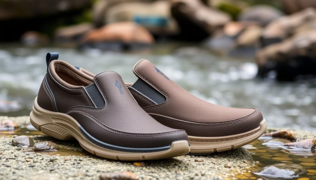 premium slip-on fly fishing shoes