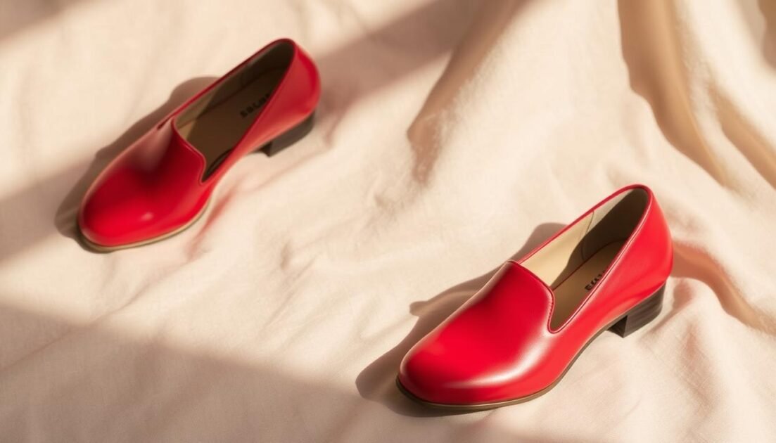 red carel kina shoes