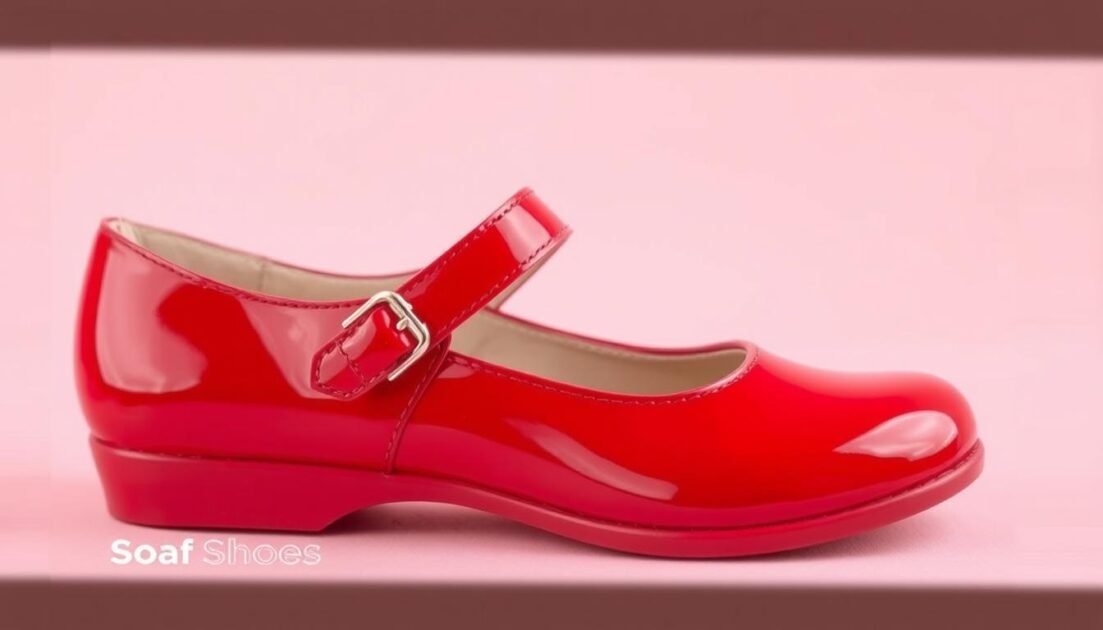 red mary jane shoes