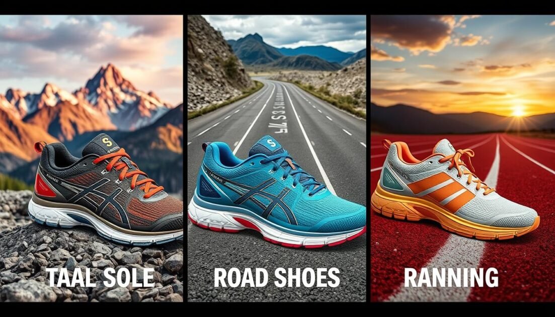 running shoes based on terrain