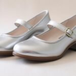 silver mary jane shoes