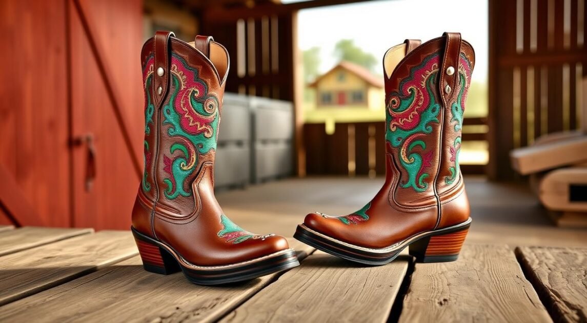 stylish rodeo boots