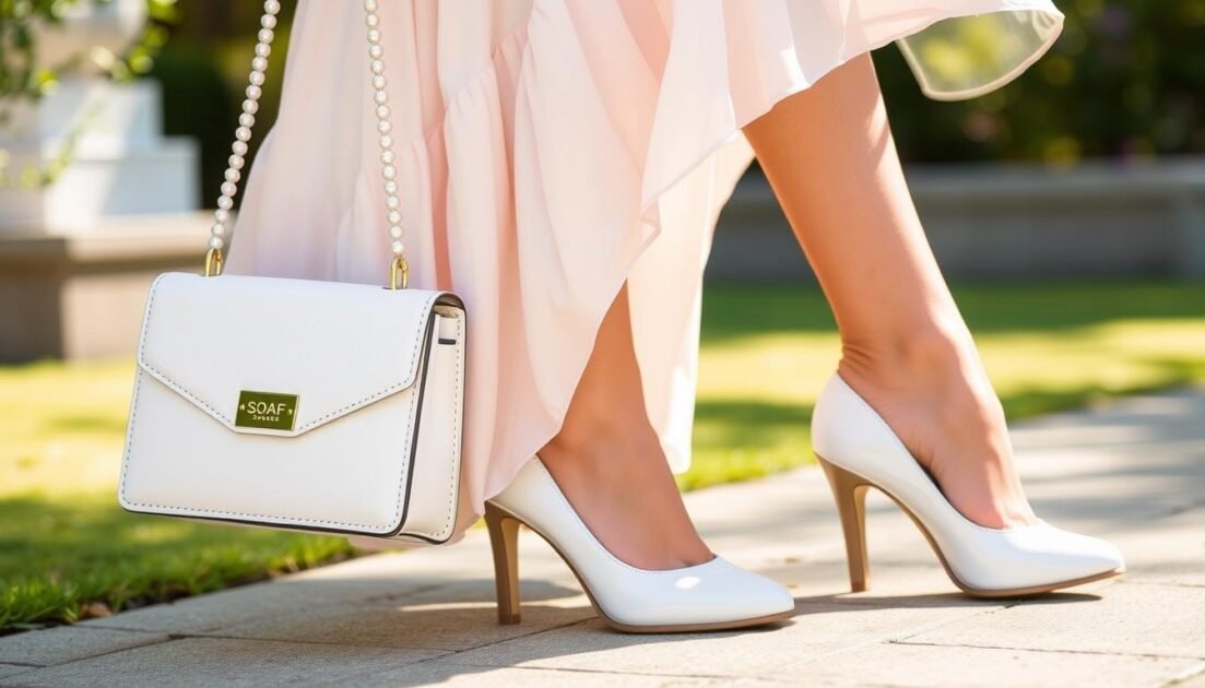 white mary jane heels outfit