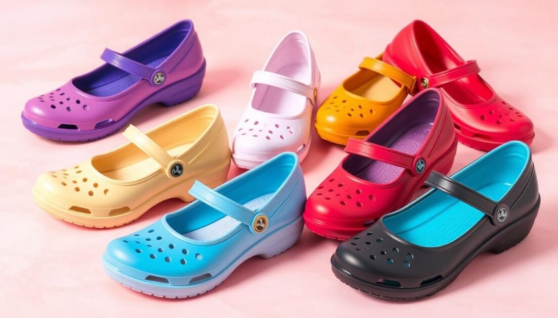 women's crocs mary janes