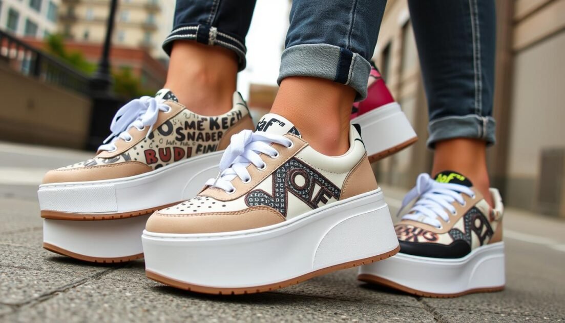 women's platform sneakers